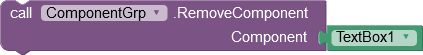 RemoveComponent
