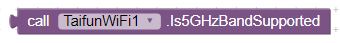 Is5GHzBandSupported方法积木