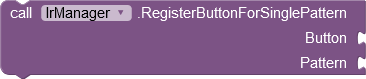 RegisterButtonForSinglePattern