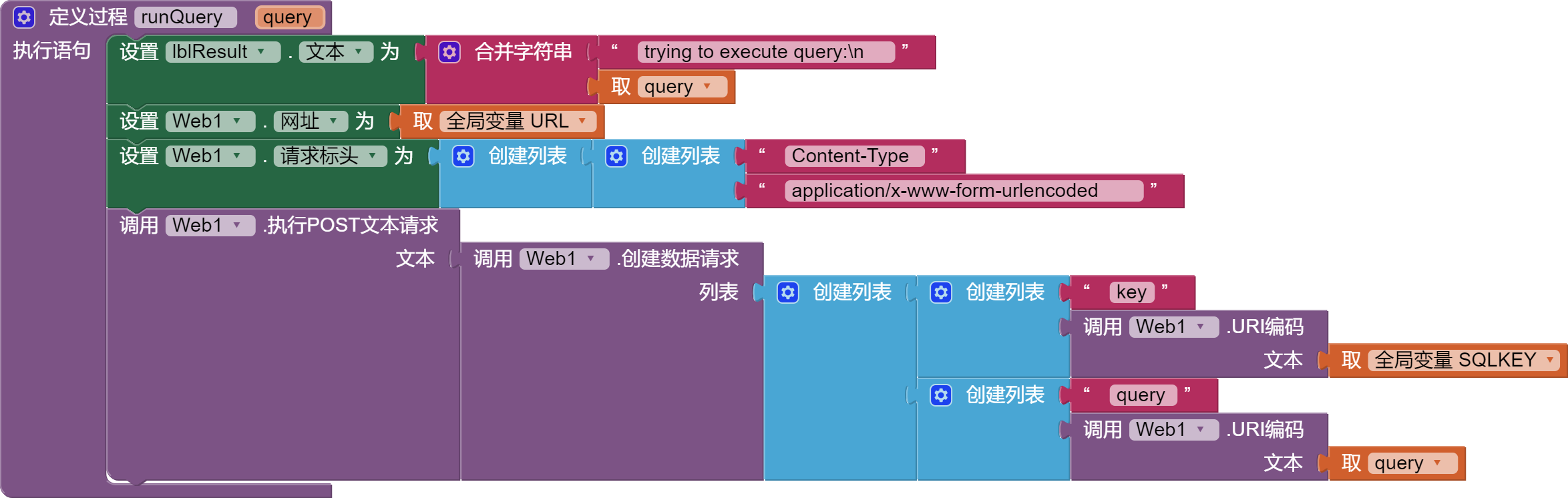 runQuery
