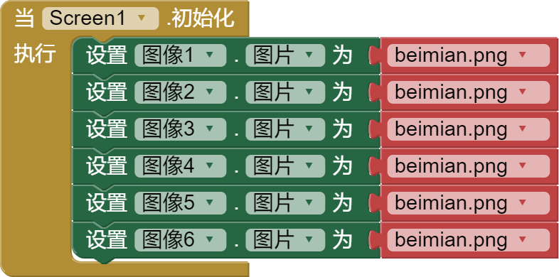 屏幕初始化事件